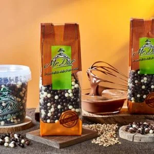 Mix chocolate hazelnut diced