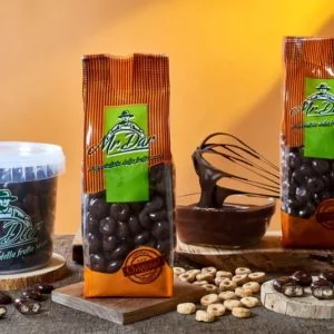 Anellini al miele al cioccolato fondente
