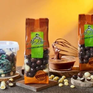 Cereali al miele ricoperti al cioccolato mix