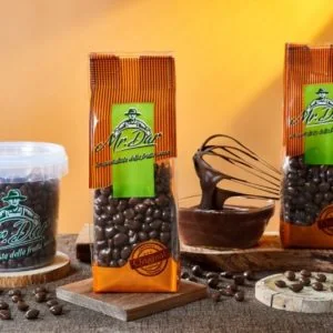 Granella di wafer ricoperta al cioccolato al latte